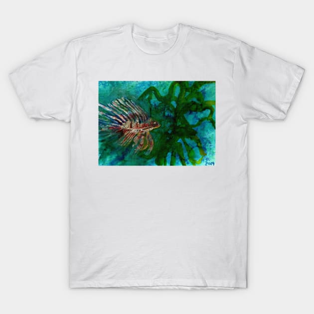 To Be Seen Under water/2 T-Shirt by Marsal